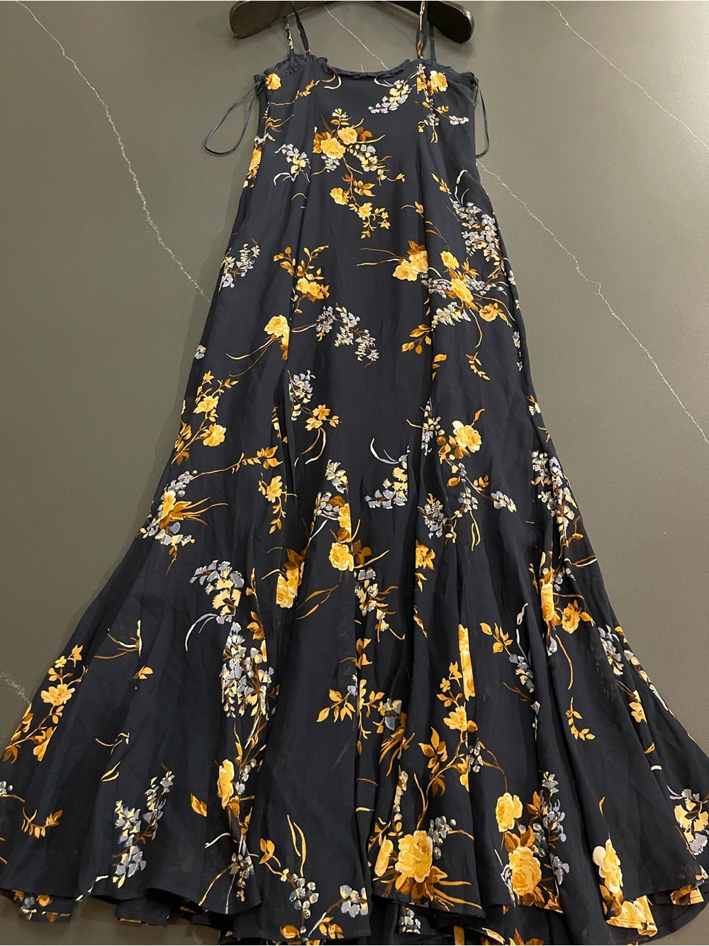 NEW REFORMATION Lilibet Dress in Navy Size 12 - Picture 4 of 13